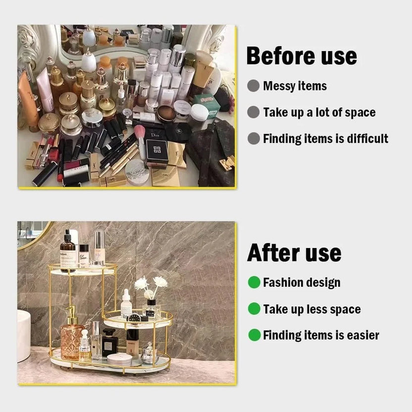 Luxury Design Free Standing Shelf 3 Tier Organizer.