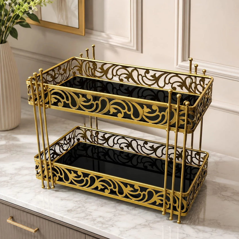 Set of 2 Luxury Decorative Trays