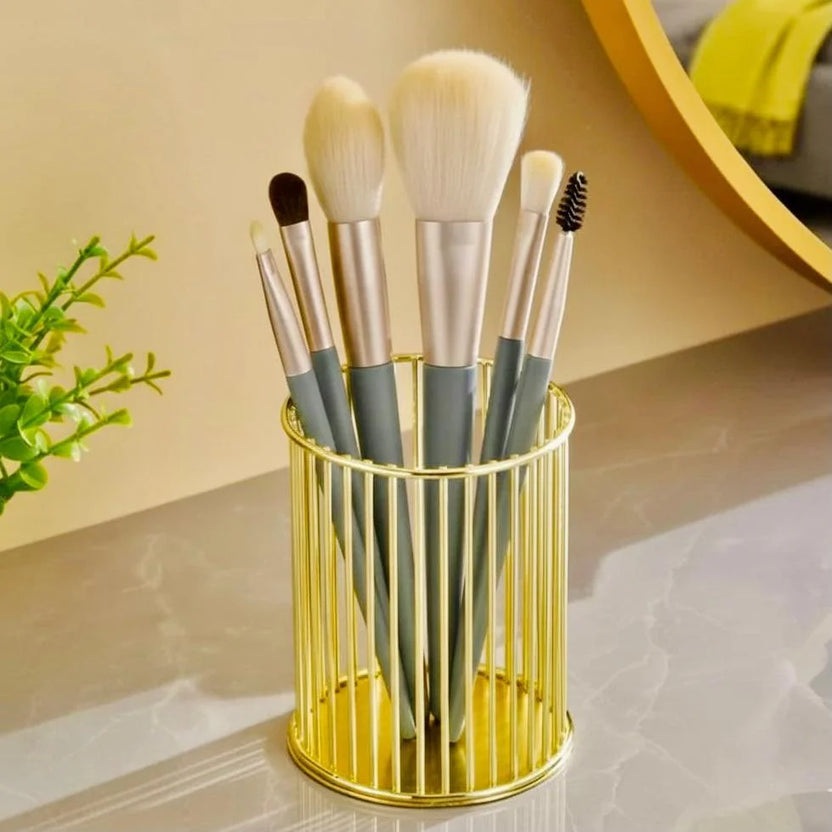 Metal Cosmetics Holder for Brushes and Pens