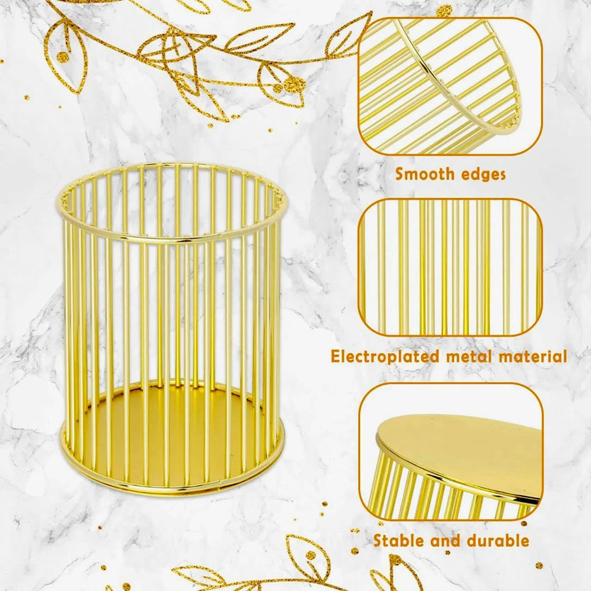 Metal Cosmetics Holder for Brushes and Pens