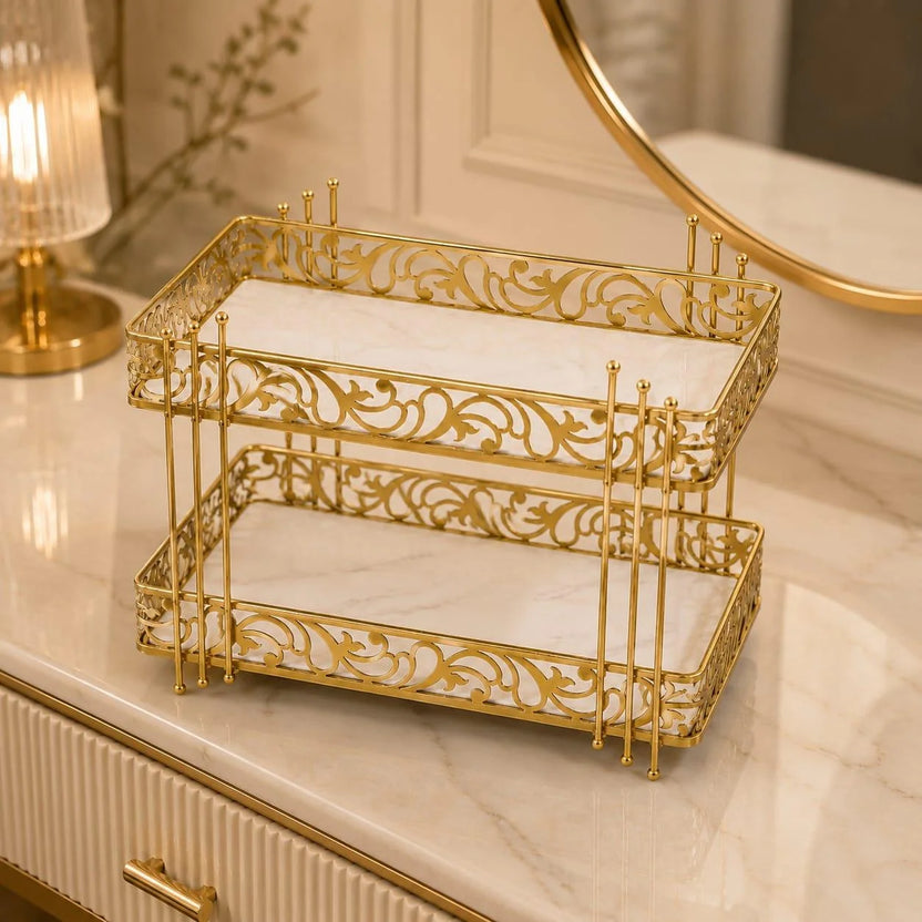 Premium 2 Layers Cosmetics Organizer