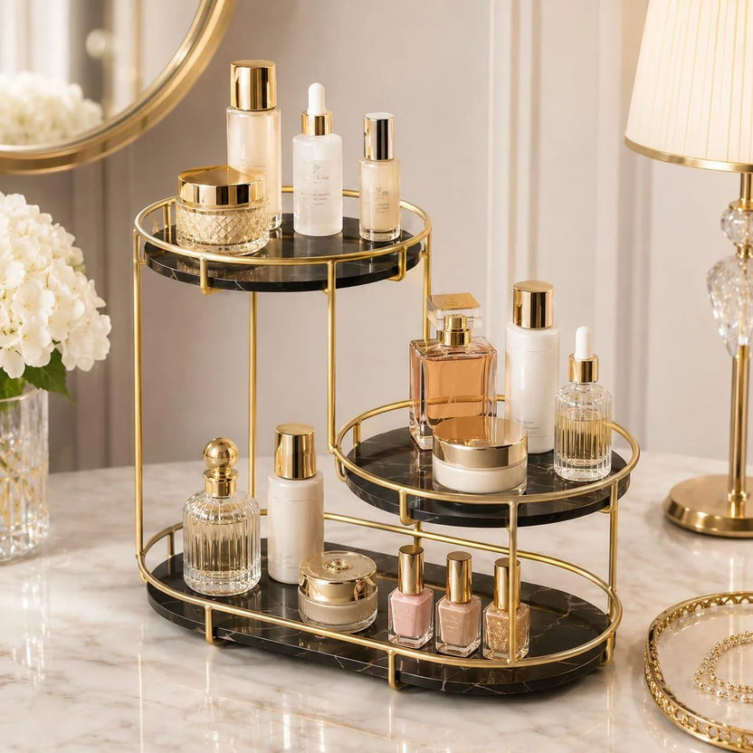 Luxury Design Free Standing Shelf 3 Tier Organizer.