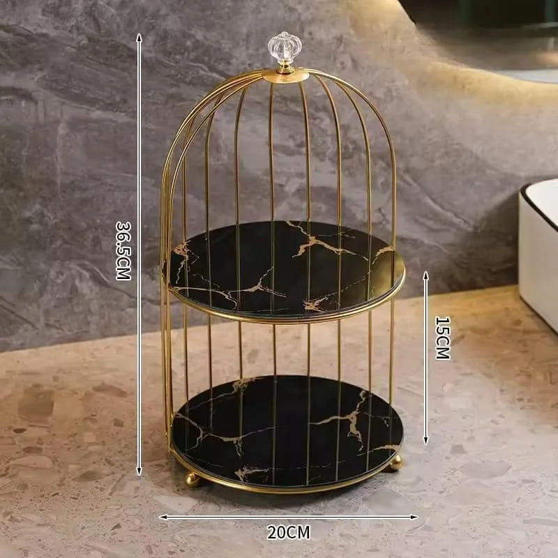 2 Layers Cosmetics Cage Organizer.