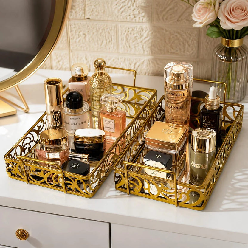 Set of 2 Luxury Decorative Trays