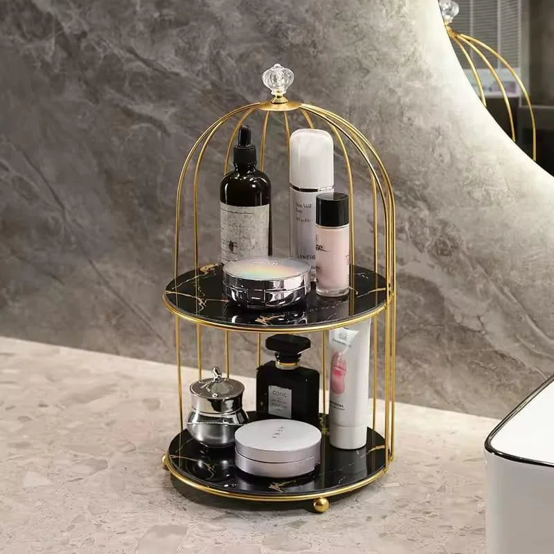 2 Layers Cosmetics Cage Organizer.