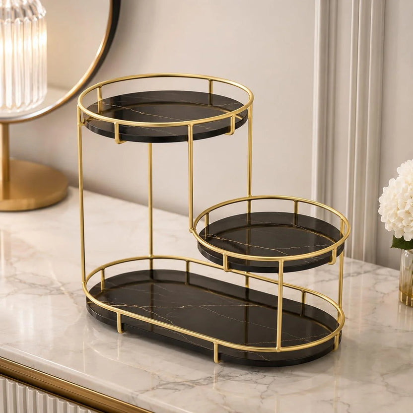 Luxury Design Free Standing Shelf 3 Tier Organizer.
