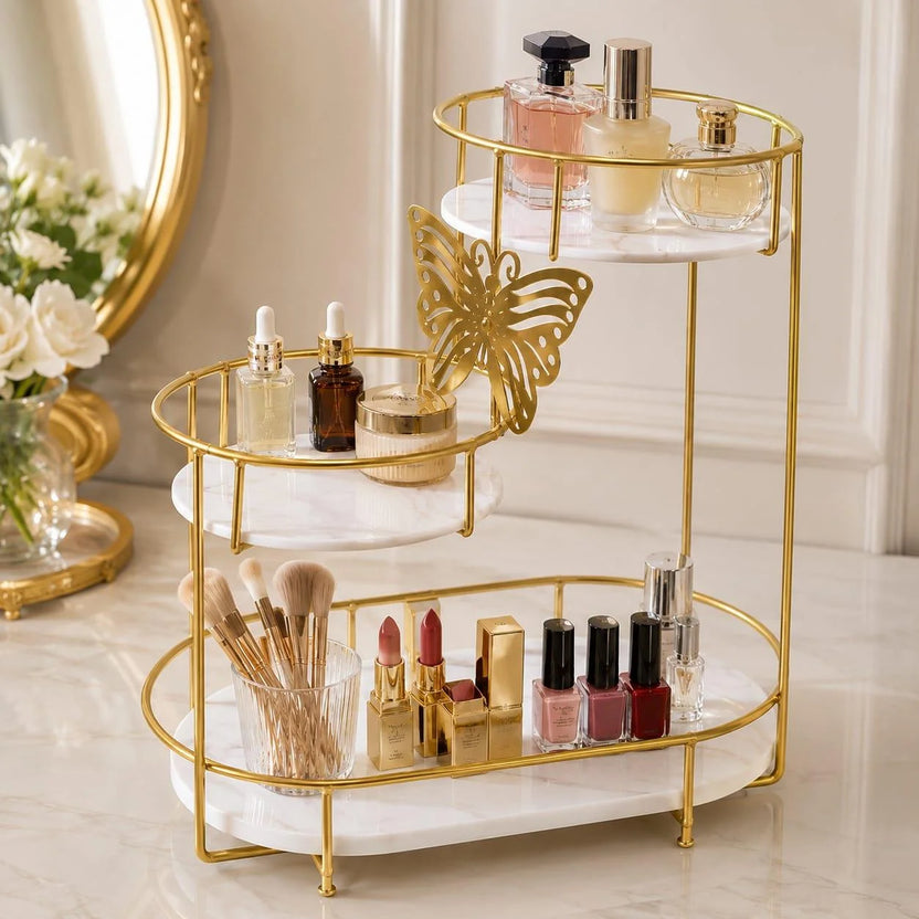 dubaidecor  3 Tier Butterfly luxury Organizer.