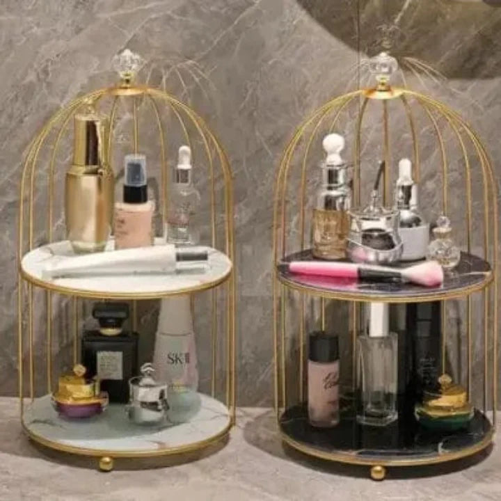 2 Layers Cosmetics Cage Organizer.